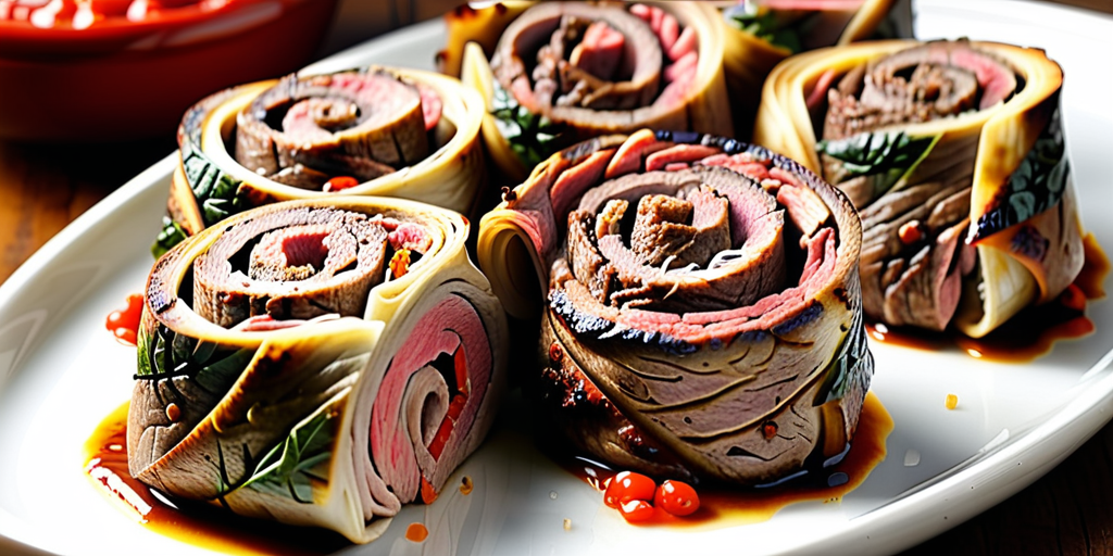 how to cook steak pinwheels in the oven