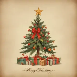 merry christmas images vintage