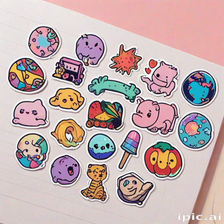 stickers png aesthetic