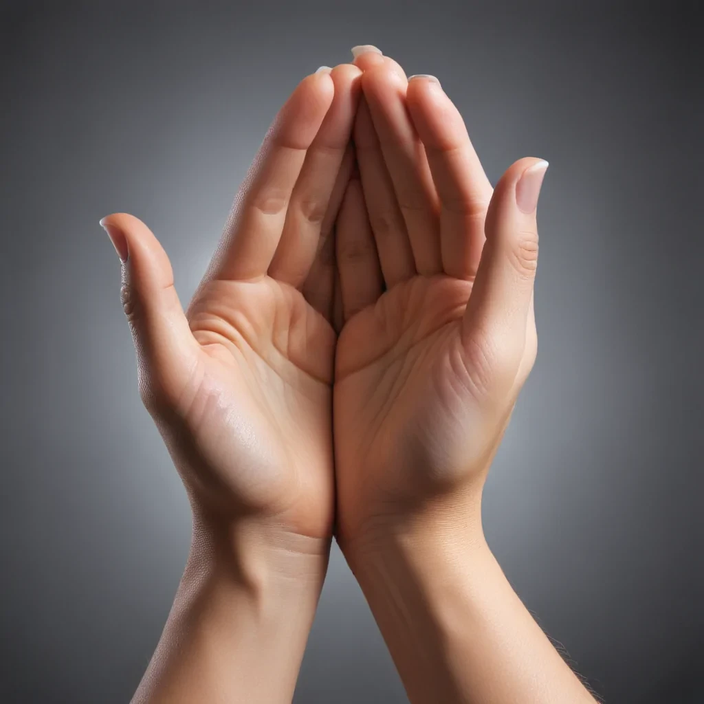 prayer hands transparent background