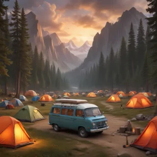 camping background
