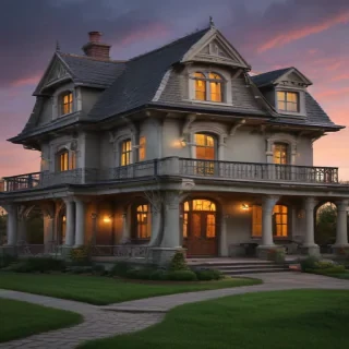 background of a house