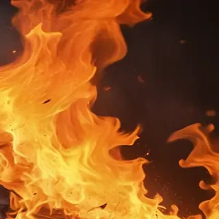 background on fire