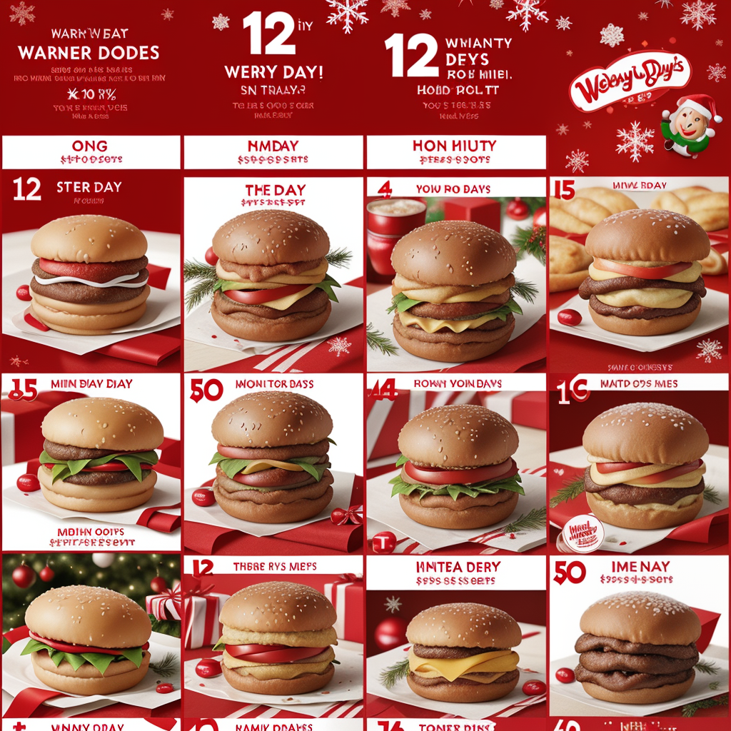 wendy's 12 days of holiday deals