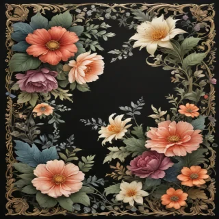 floral page borders