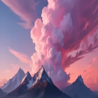 pink cloud wallpaper