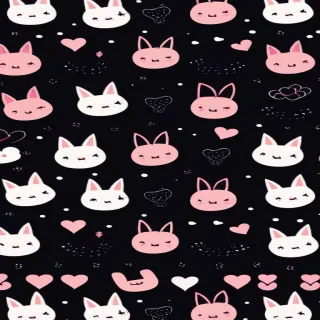 cute backgrounds black