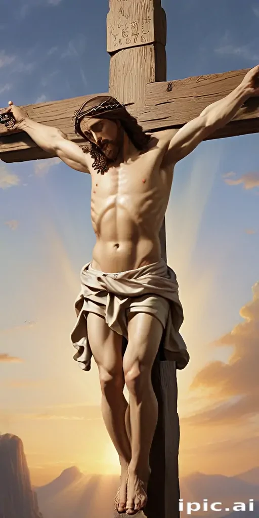 a picture of jesus on the cross