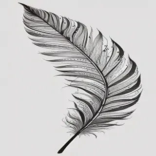 feather design