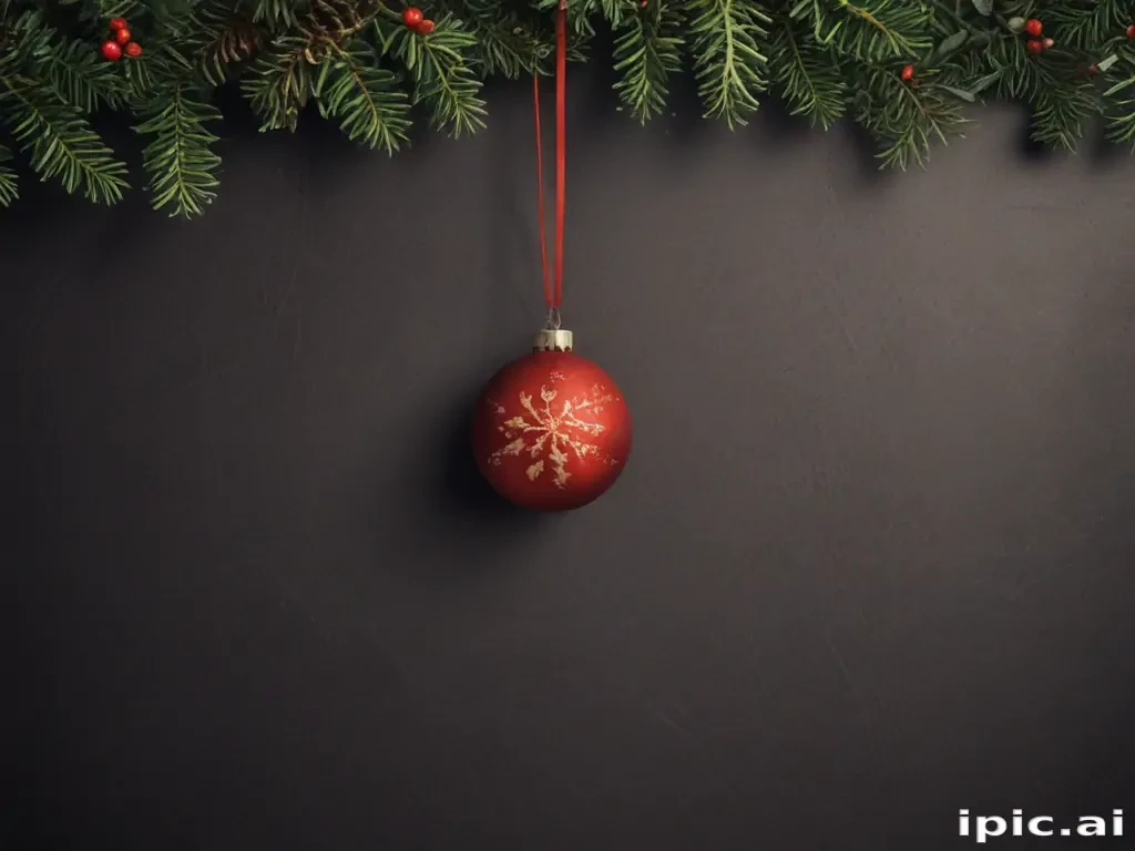 simple christmas iphone wallpaper