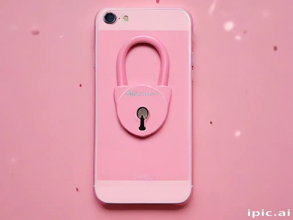 pink lock screen