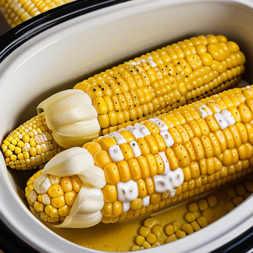 corn on the cob in a slow cooker