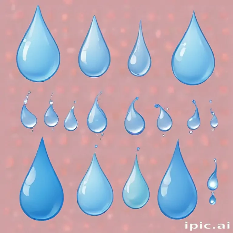 water drops clip art