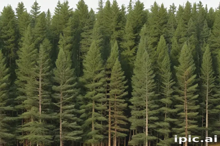 pine trees transparent background