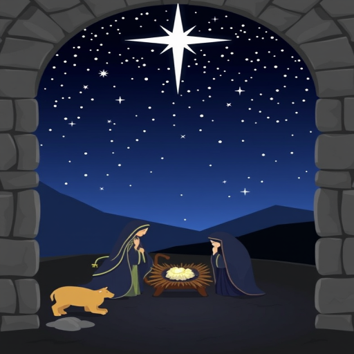 free nativity scene background images