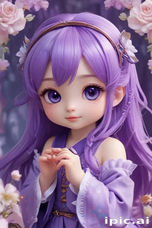 kawaii cute purple wallpaper