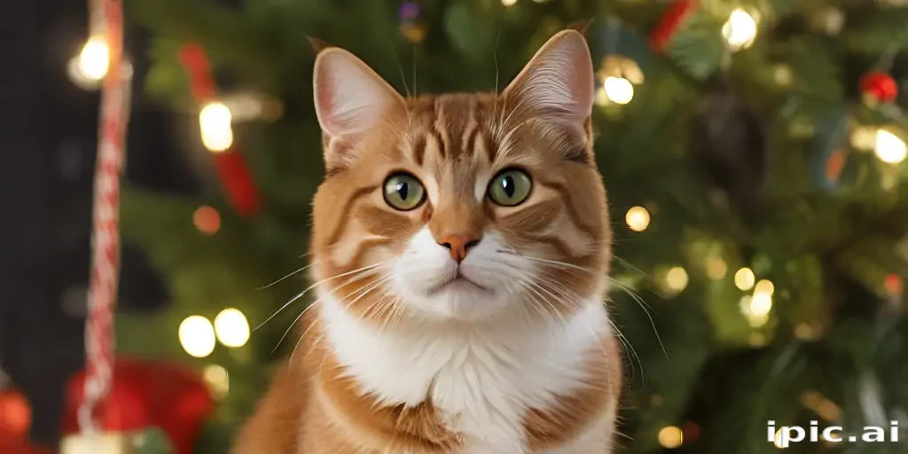 christmas cat background