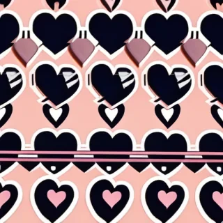 aesthetic hearts wallpaper