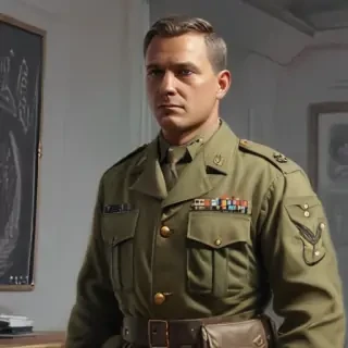 military drawing