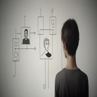 thinking person