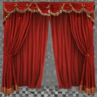 red curtain png