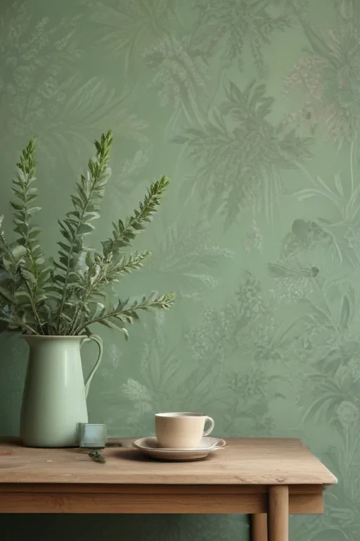 sage green wallpaper aesthetic