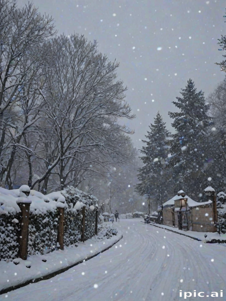 snow falling png