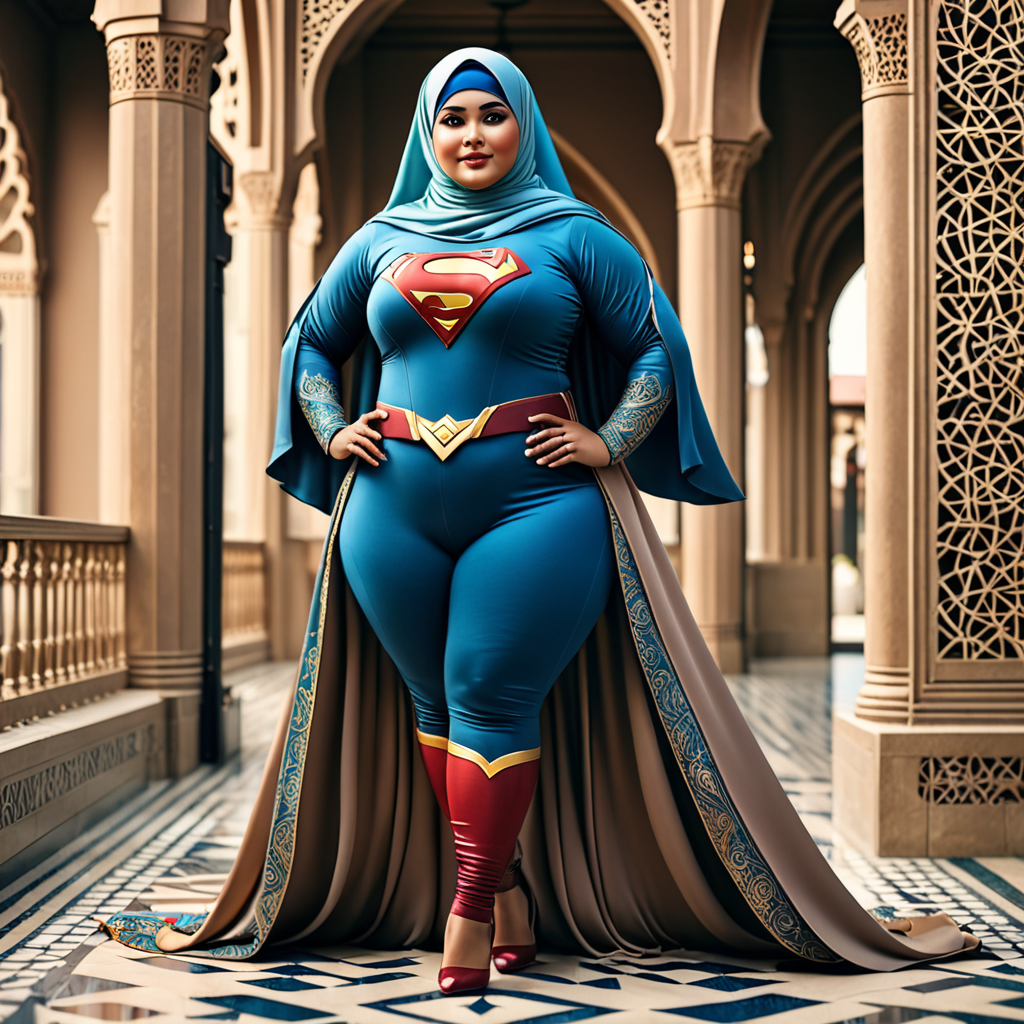 Full body shot, visually rich concept art illustration of a chubby