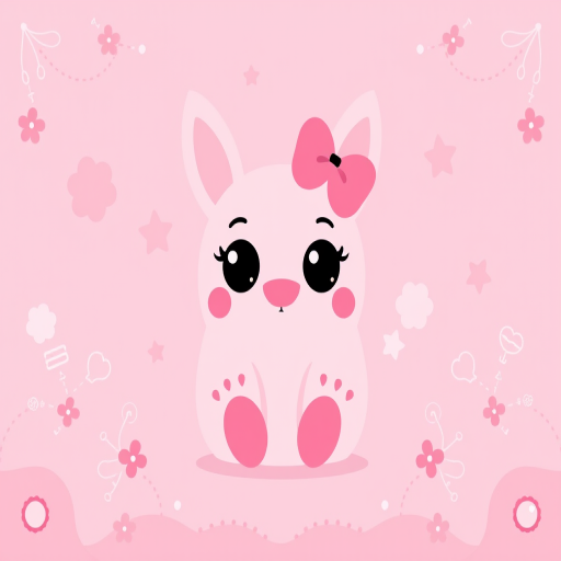 cute pink design