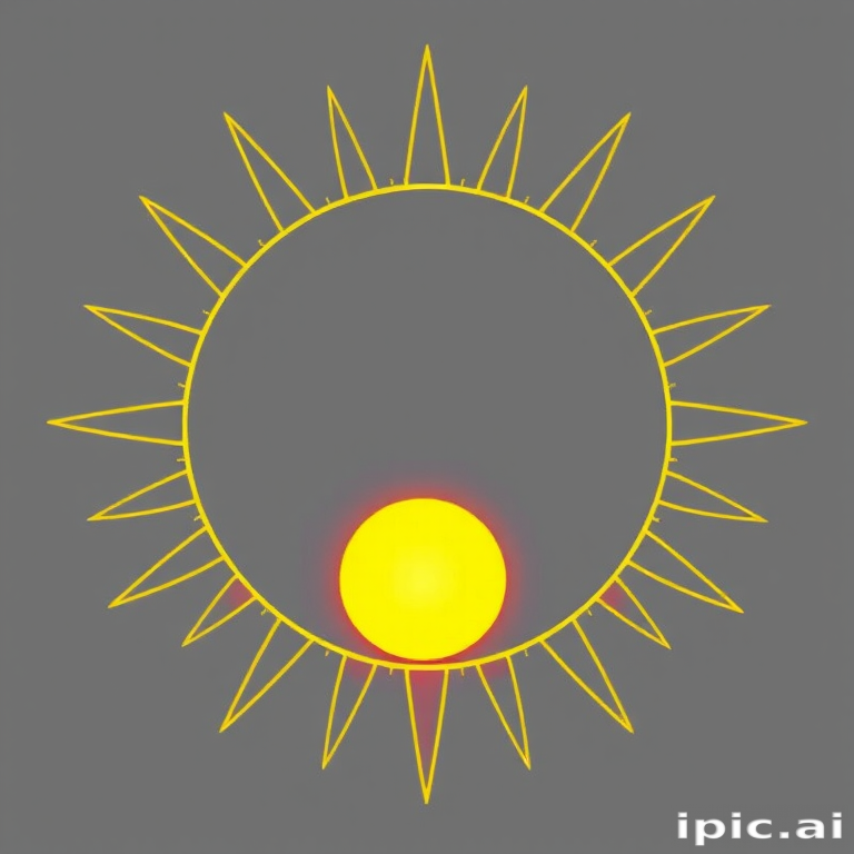 sun clipart transparent background