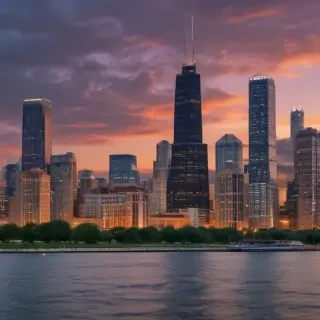 chicago skyline png