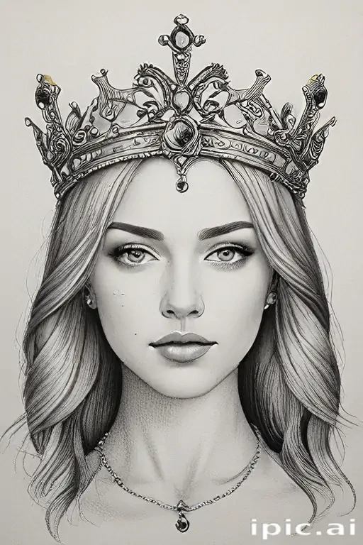 crown drawing