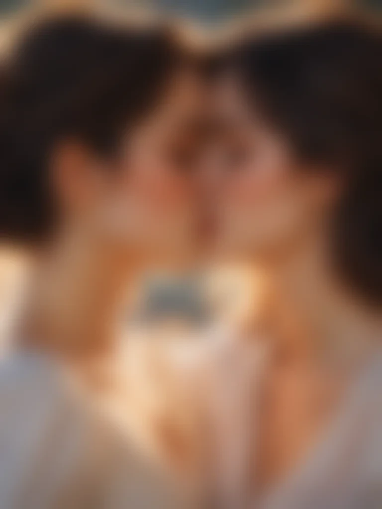 girls kissing