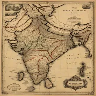 map of india