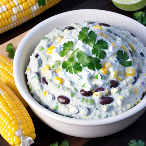 corn black bean feta dip