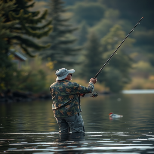 rod in fishing