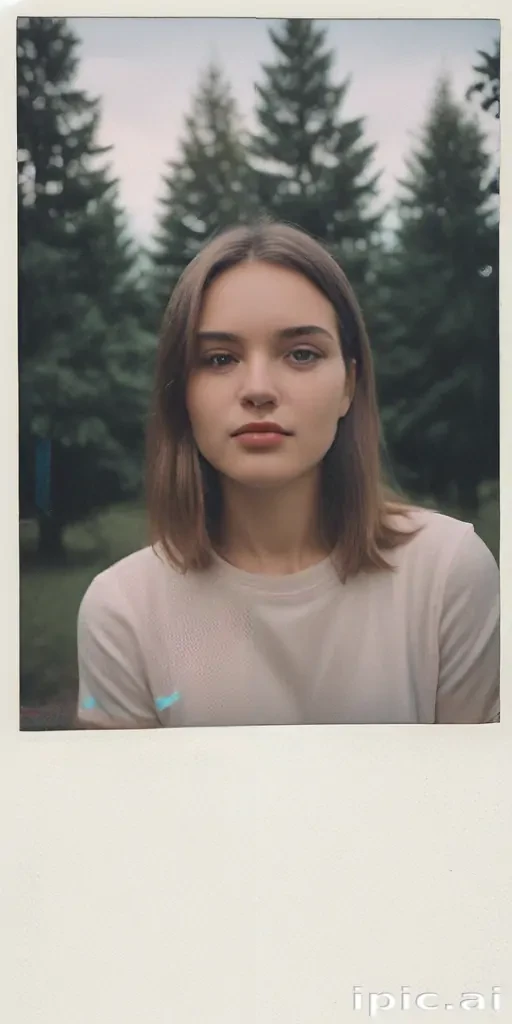 aesthetic polaroid frame