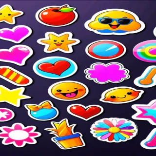 stickers clipart