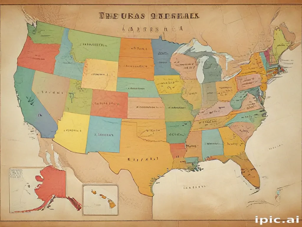 map of the usa states