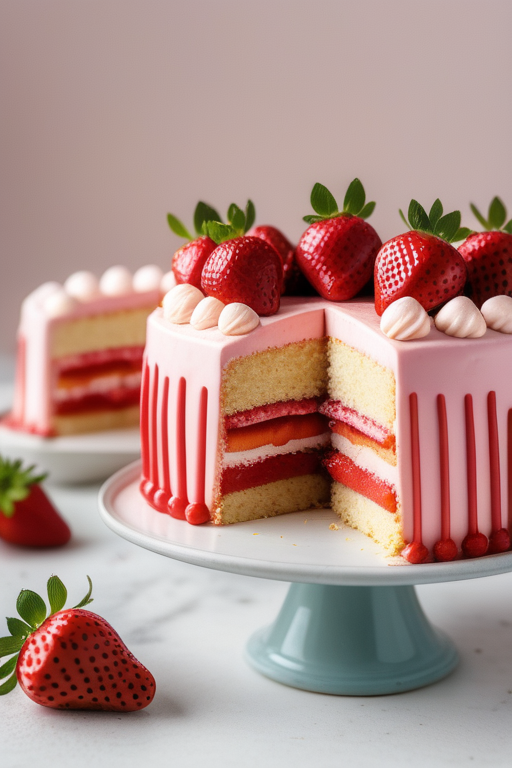 how to make strawberry box cake better