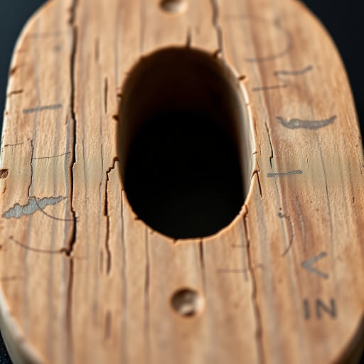 Close-up of a large wooden number zero with a rustic texture on a solid black background, shot with a Canon EOS R5, ISO 100, f/4, 1/100 sec, natural lighting, macro view, focus on texture details.