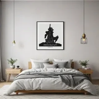 mockup wall art