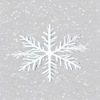 snowflake clipart transparent background