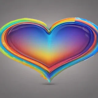 rainbow heart png