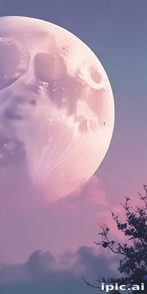pastel aesthetic moon wallpaper