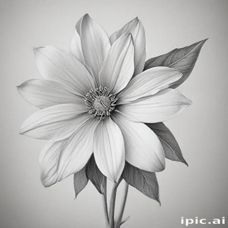 flower drawings pencil