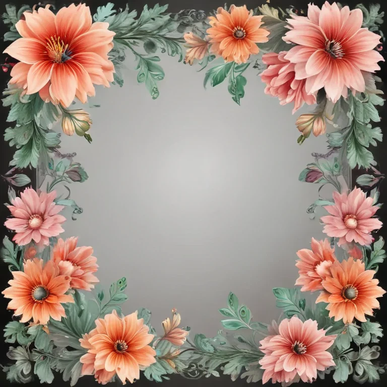 clipart borders flowers