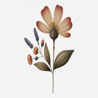 pressed flower png