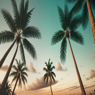 aesthetic palm tree wallpaper