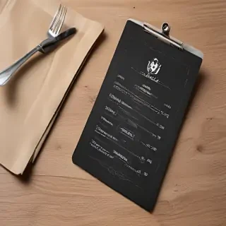 restaurant menu mockup free